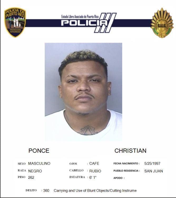 FBI Asume Custodia de Cristian “La Bestia” Ponce Tras Operativo en San Juan