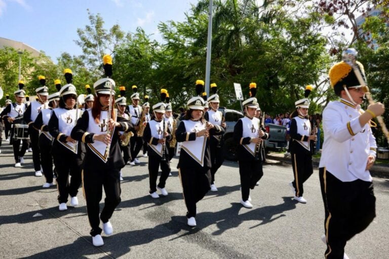 Primer Festival de Bandas de Marcha reúne a 800 estudiantes en San Juan