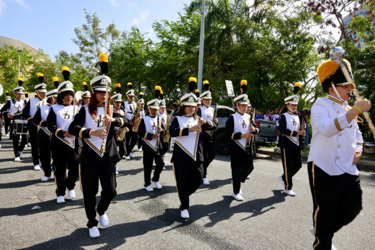 Primer Festival de Bandas de Marcha reúne a 800 estudiantes en San Juan
