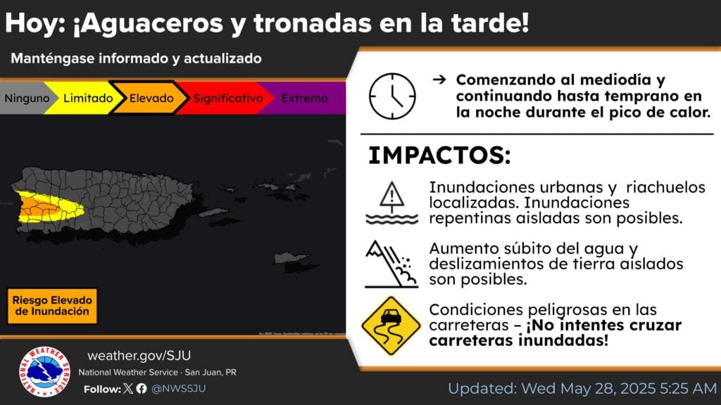 Condiciones brumosas comienzan a disminuir; se esperan aguaceros en el oeste esta tarde