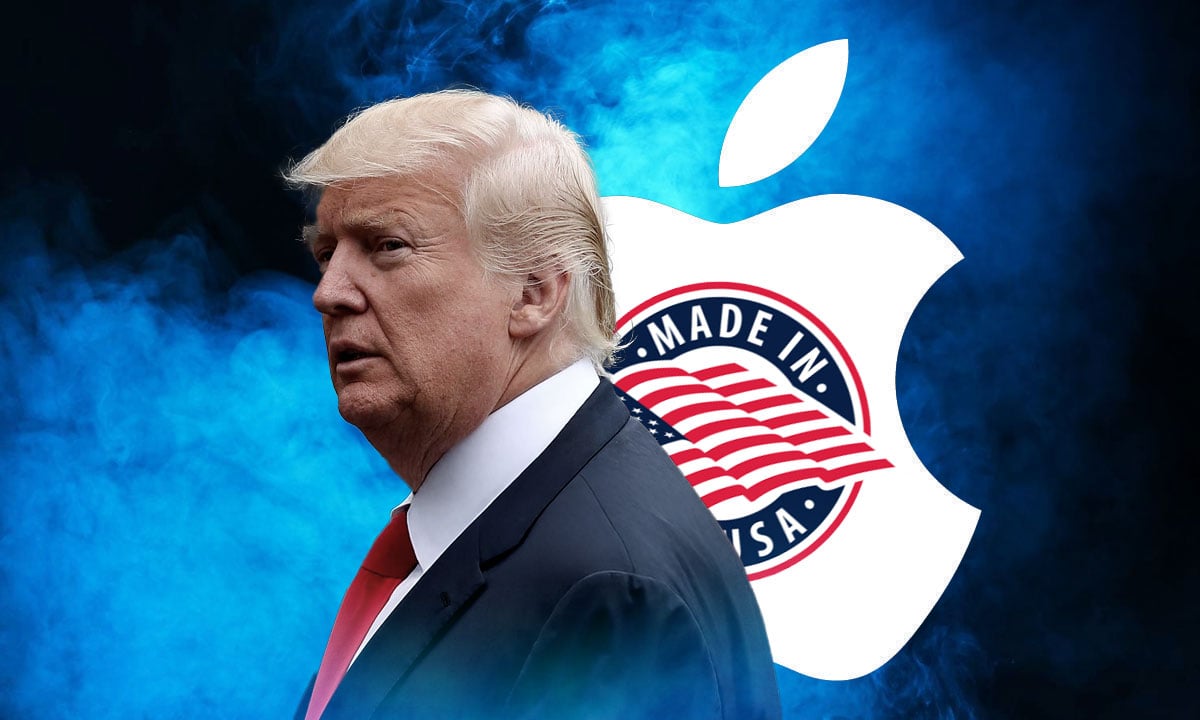 Trump amenaza con aranceles del 25% a Apple si no fabrica iPhones en EE.UU.