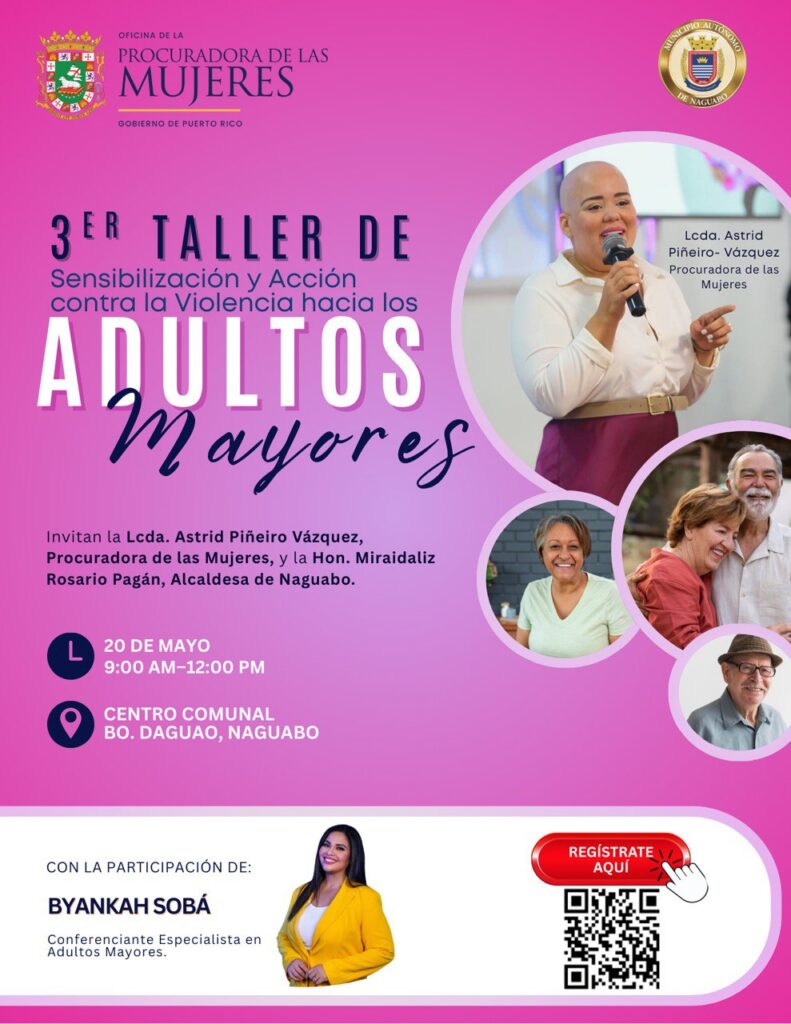 Taller de Sensibilización y Acción contra la Violencia en Adultos Mayores en Naguabo