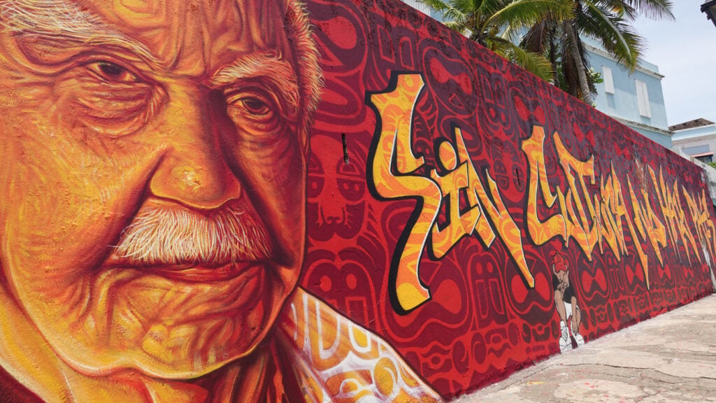 Mural en el Viejo San Juan rinde homenaje a Ricardo Alegría y protesta contra intento de eliminar al ICP