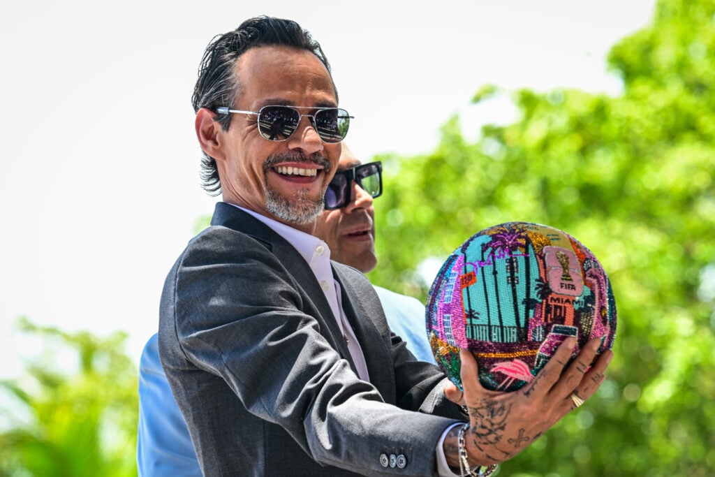 Pasión, música y fútbol: Marc Anthony acompaña a Miami en su camino al Mundial 2026