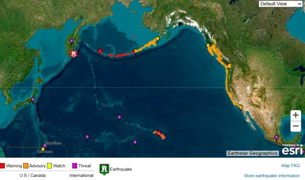 Casi dos millones de personas evacuadas en Japón tras terremoto de magnitud 8.8 en Kamchatka