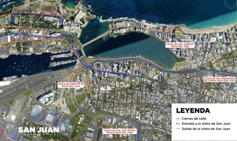 San Juan anuncia cierres de calles por exhibición de Fórmula 1 este sábado 2 de agosto