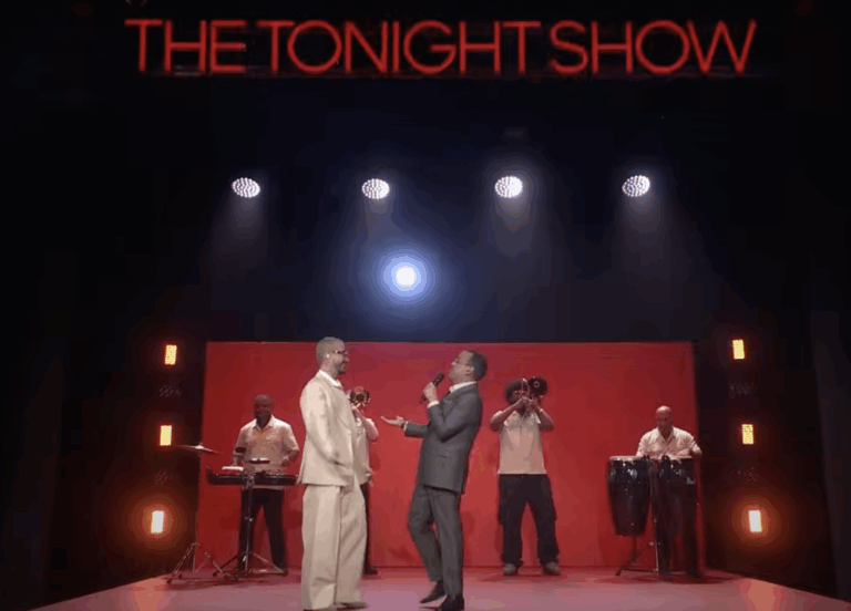 Gilberto Santa Rosa deslumbra junto a J Balvin en The Tonight Show con Jimmy Fallon