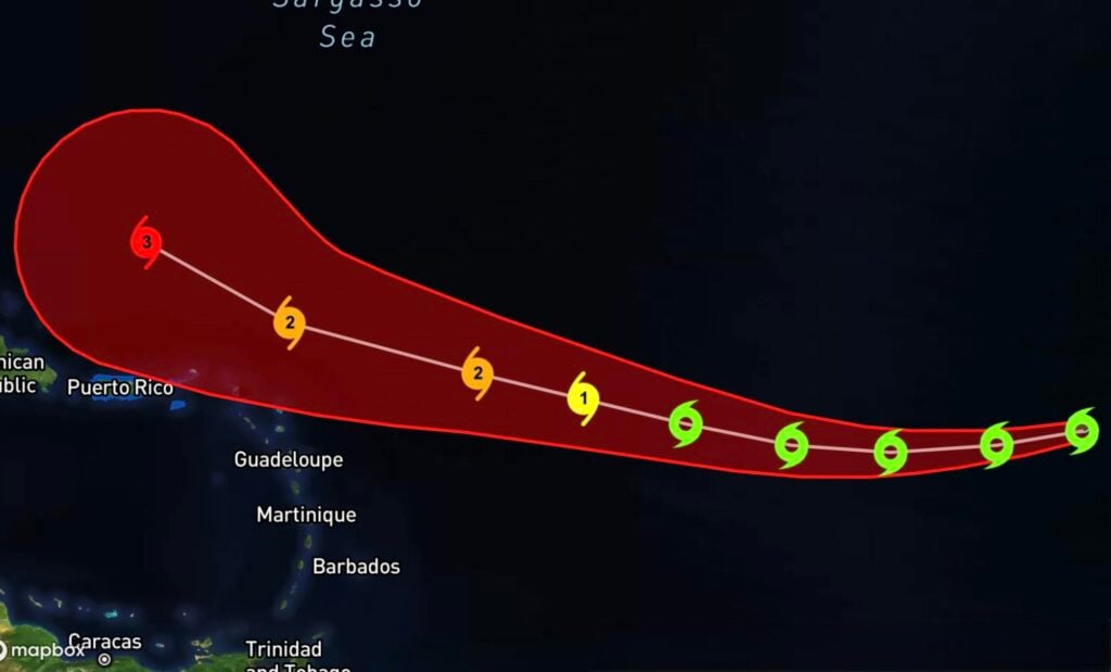 Tormenta Tropical Erin podría convertirse en huracán el jueves; Puerto Rico y USVI en vigilancia