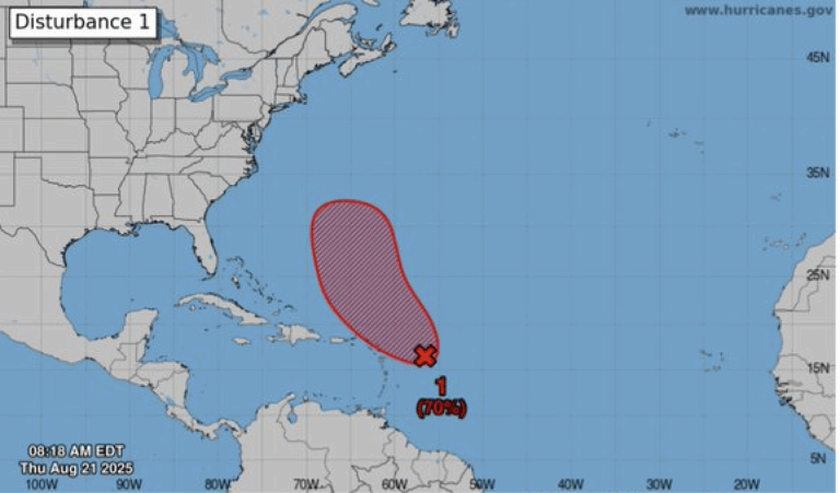 Calor extremo y polvo del Sahara dominan el clima en Puerto Rico y el Caribe
