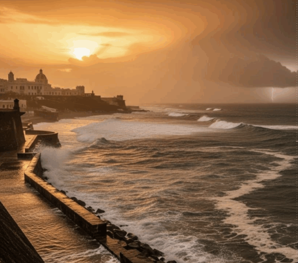 Bajo advertencia gran parte de Puerto Rico por calor, marejadas y tormentas