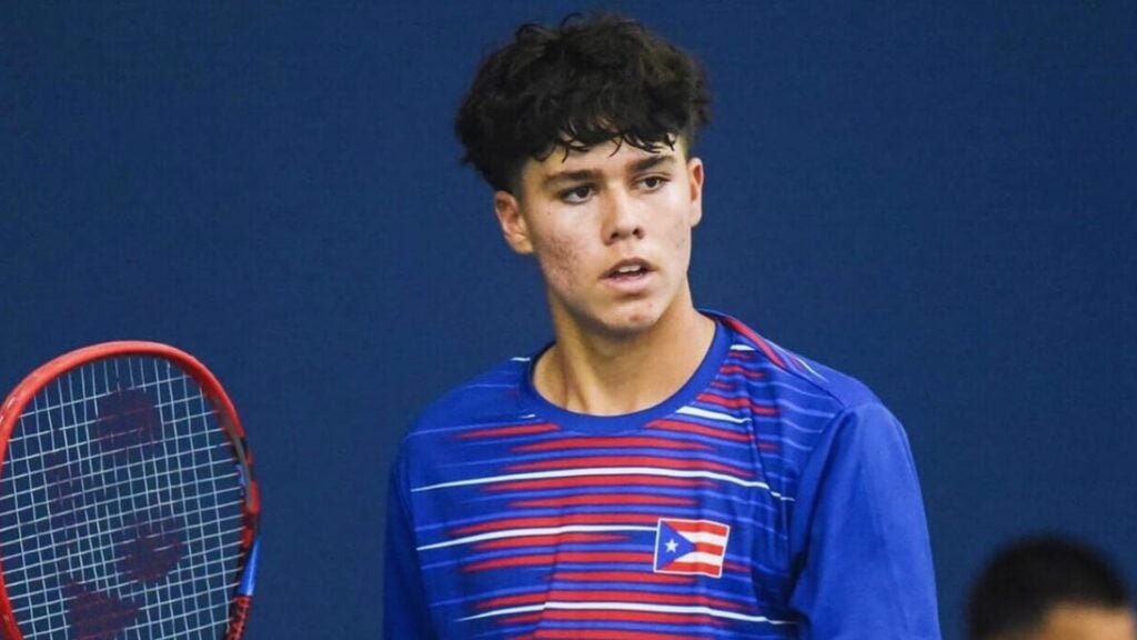 Yannik Álvarez hace historia para Puerto Rico en el Tennis