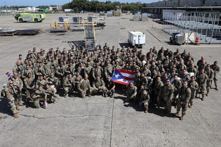 Guardia Nacional de Puerto Rico despliega 140 soldados ingenieros hacia Medio Oriente