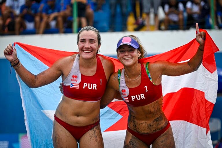 Puerto Rico celebra oro en voleibol de playa con Navas y González en Punta Cana