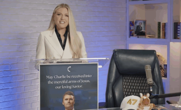 Erika Kirk promete continuar el legado de su esposo tras el asesinato del comentarista Charlie Kirk
