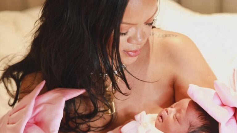 Rihanna comparte tiernas fotos tras el nacimiento de su bebé Rocki Irish