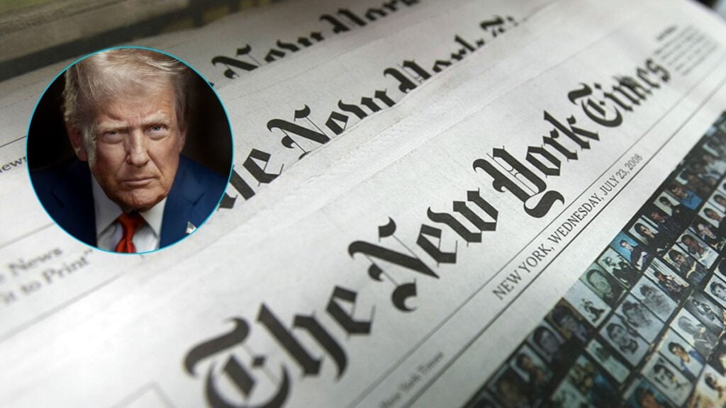 Trump demanda a The New York Times, tres reporteros y una editorial por 15.000 millones de dólares