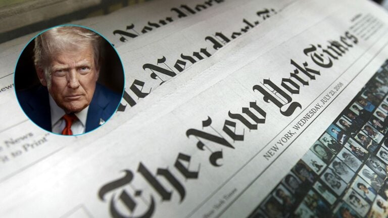 Trump demanda a The New York Times, tres reporteros y una editorial por 15.000 millones de dólares