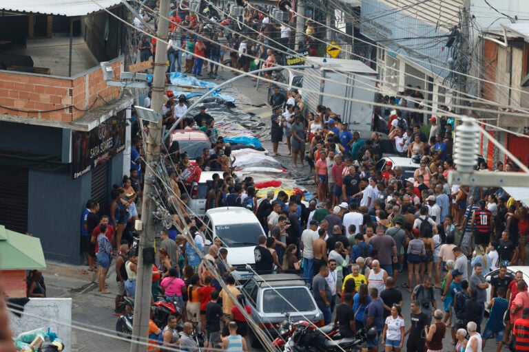 Operación policial en Río de Janeiro deja 132 muertos y 81 arrestos, la más letal en la historia de la ciudad