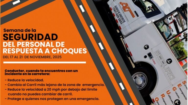 Inicia la Semana de Seguridad del Personal de Respuesta a Choques en Puerto Rico