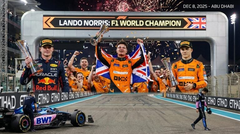 ¡Lando Norris Campeón Mundial de Fórmula 1 por Primera Vez!