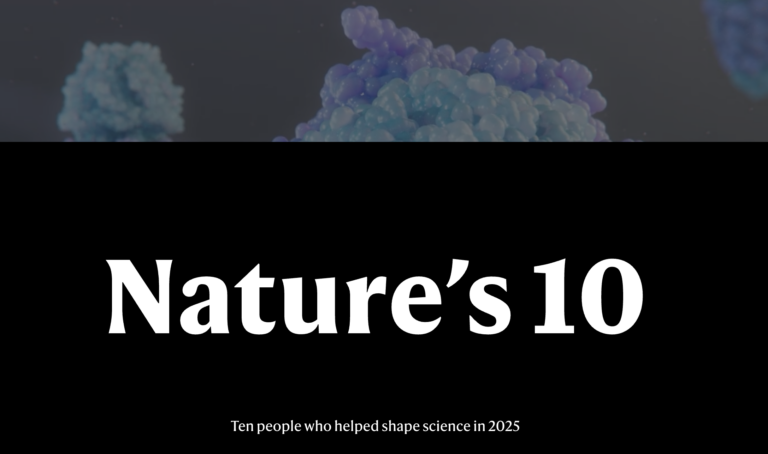 Nature revela su lista de las 10 figuras científicas del 2025