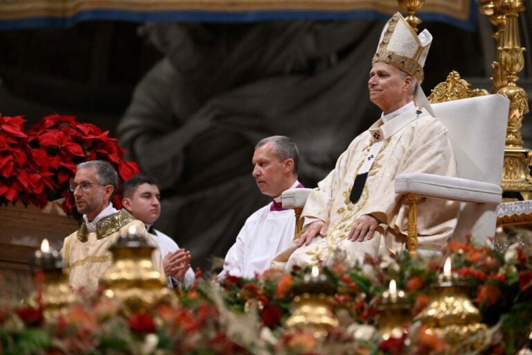 El papa León XIV llama a la paz y al perdón en su primera misa del 2026