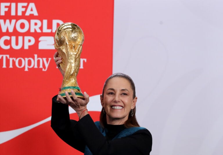 Claudia Sheinbaum presenta la Copa Mundial 2026 a 100 días del inicio del torneo