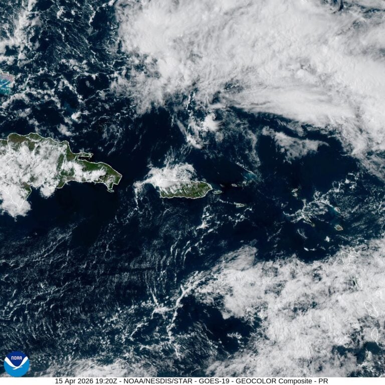 Lluvias y tronadas marcan el tiempo esta noche y mañana en Puerto Rico