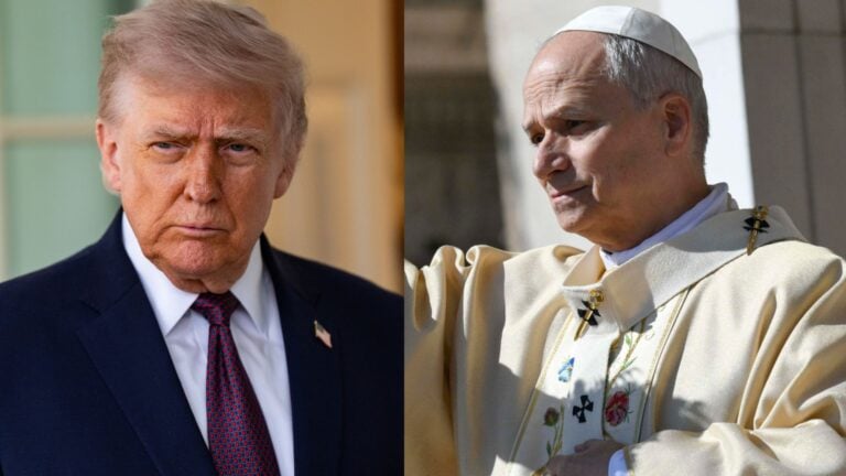Trump descarta disculparse con el papa León XIV y escala tensión por conflicto con Irán