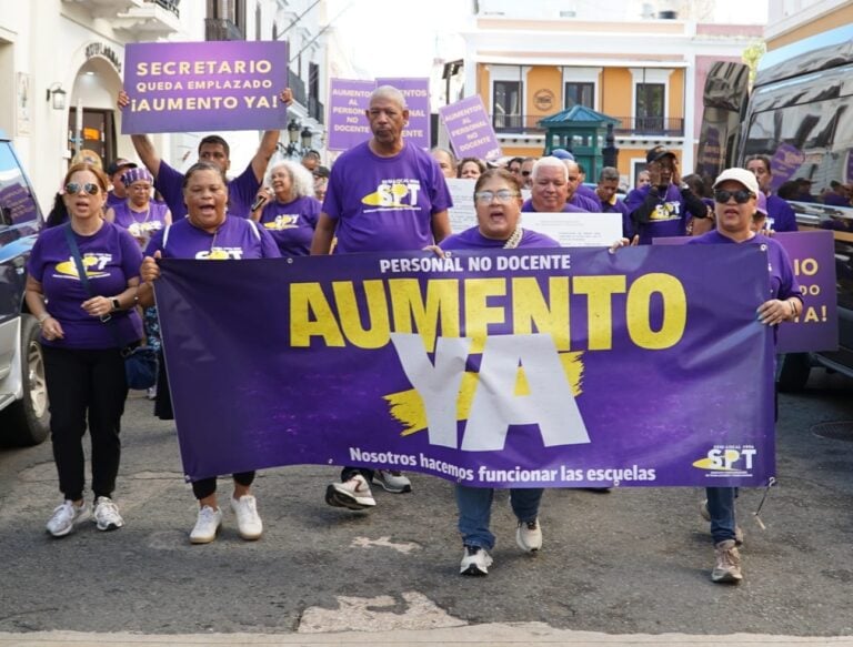 [VIDEO] Sindicato reclama «justicia salarial» en protestas del 1 de mayo