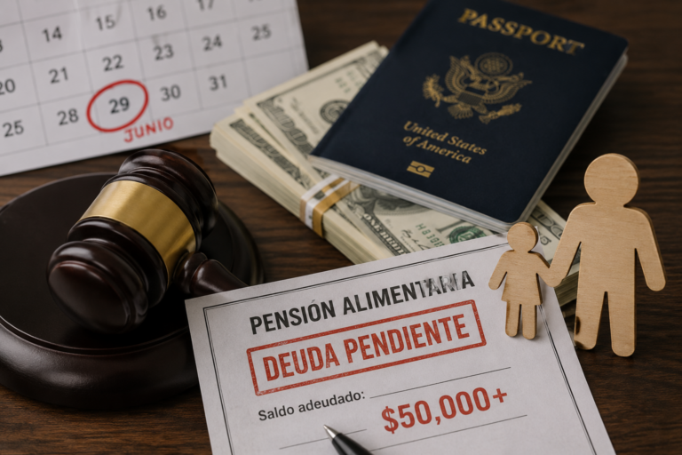 ¿Debe pensión alimentaria? Desde el 29 de junio podría perder su pasaporte