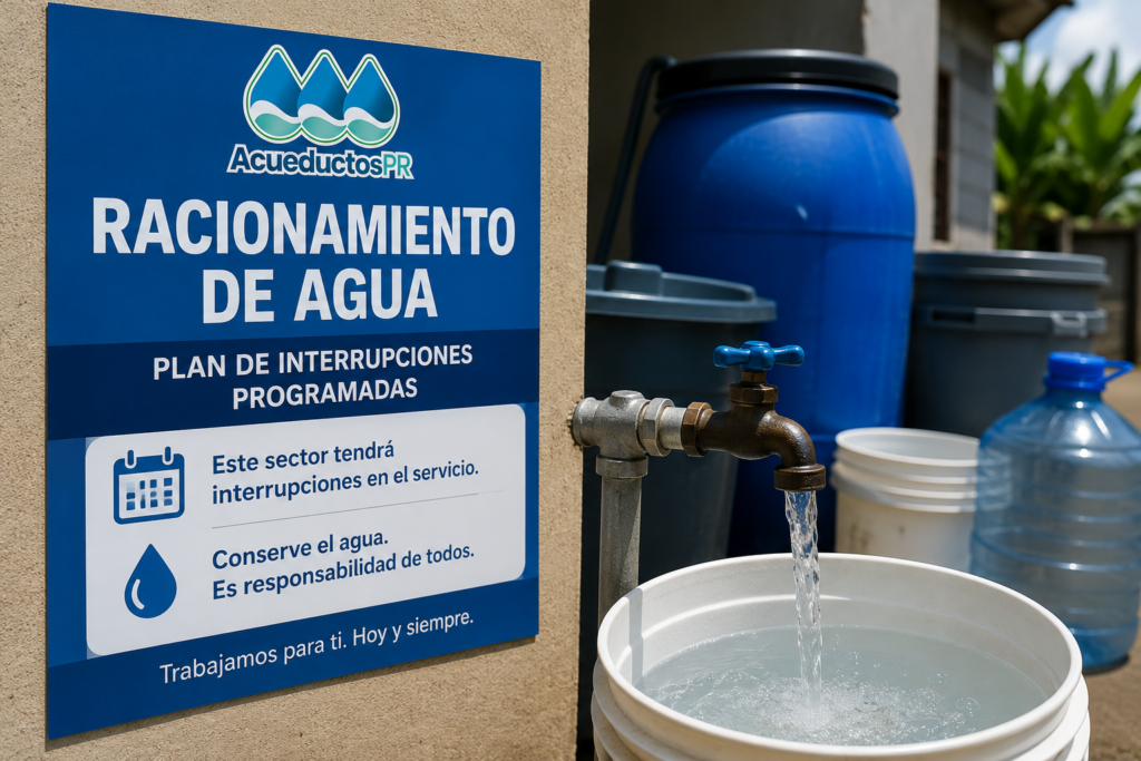 Prepárese: el racionamiento de agua se reanuda este viernes