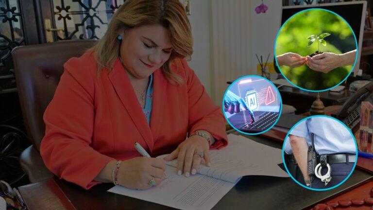 ¿Qué cambió? Jenniffer González firma leyes sobre IA, agricultura y matrícula para familias de policías