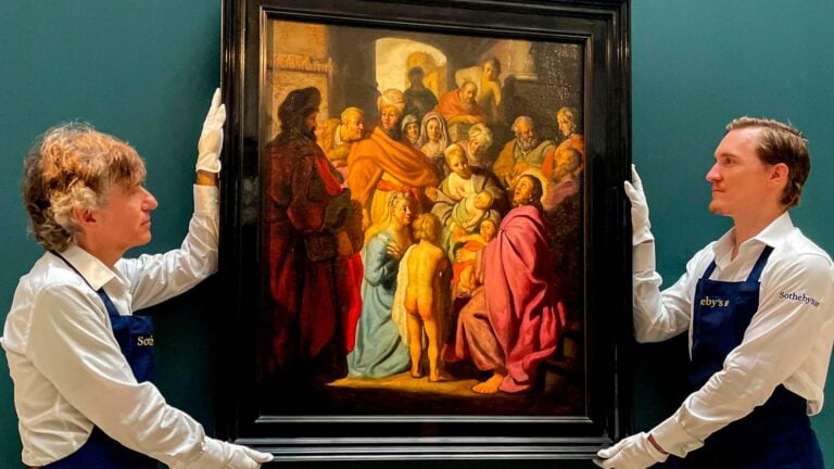 Una década de restauración reveló un posible Rembrandt y ahora se vende por millones