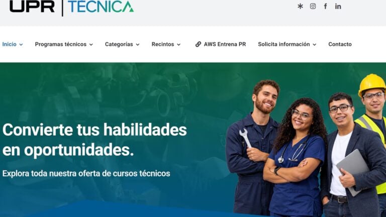 ¿Buscas prepararte para un nuevo trabajo? UPR lanza plataforma de formación técnica